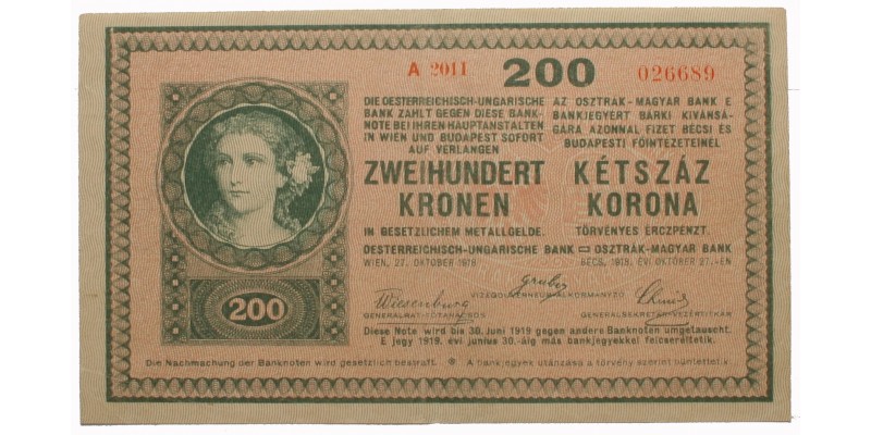 200 korona 1918